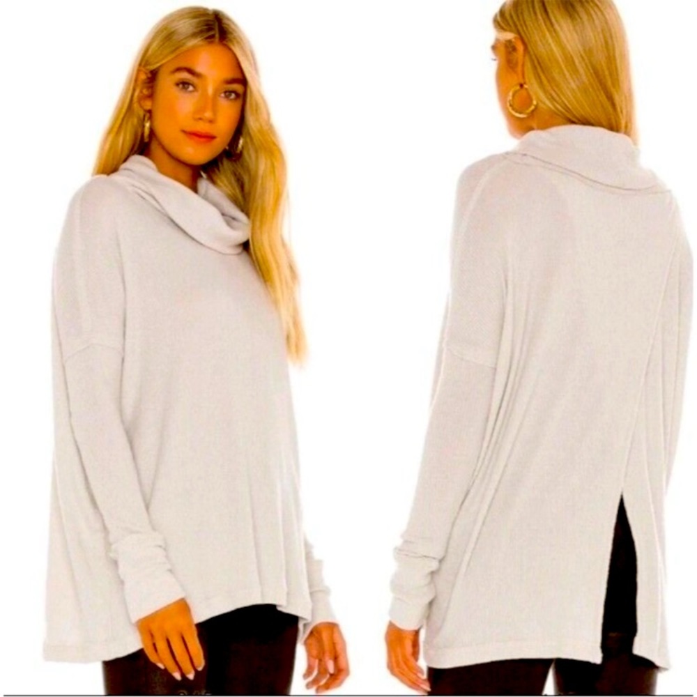 Free People cowl-neck sweater